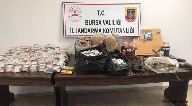 Bursa&#039;da jandarma ekipleri uyuşturucuya geçit vermiyor