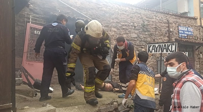 Bursa&#039;da kaynakçıda patlama: 2 ağır yaralı