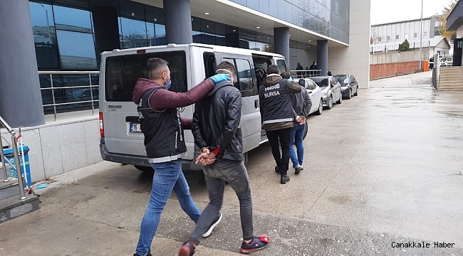 Bursa&#039;da uyuşturucu operasyonu: 4 tutuklu