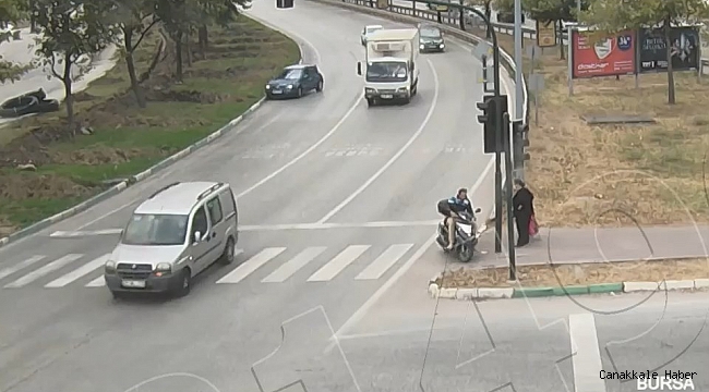 Bursa'daki kazada ölüm yarım metreyle teğet geçti