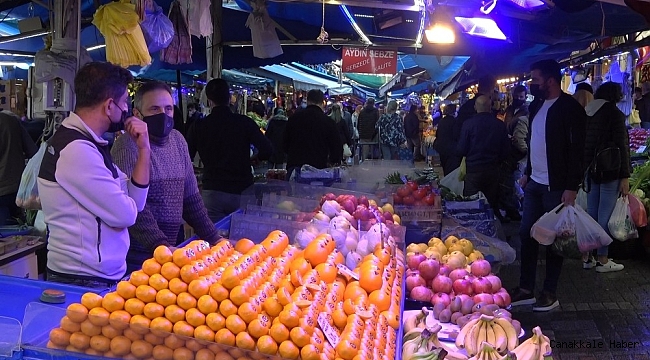 Bursa&#039;nın çarşı ve pazarlarında 80 saatlik kısıtlama öncesi yoğunluk