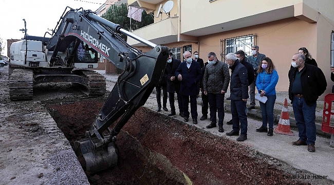 Büyükakın çalışmaları yerinde inceledi