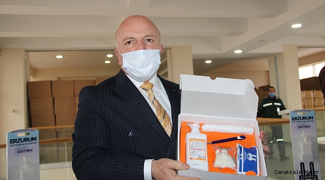 Büyükşehir Belediye Başkanı Mehmet Sekmen yeni hijyen setini tanıttı