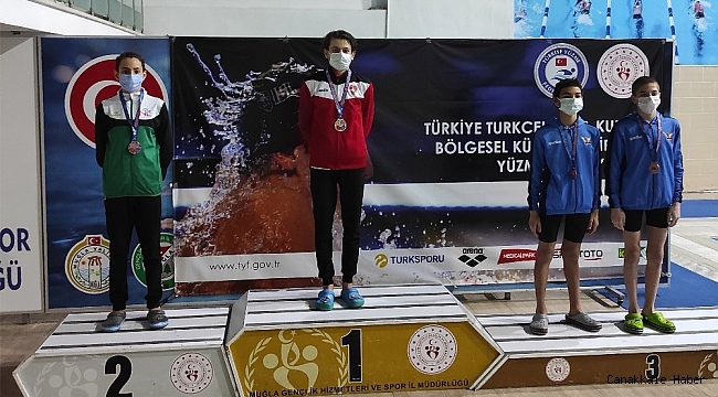 Büyükşehir yüzme şampiyonasından madalyalarla döndü