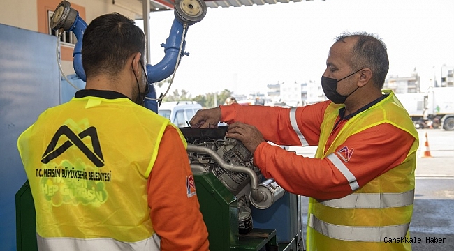 Büyükşehirin atölyesinde temizlik ve ilaçlama ekipmanları yeniden hizmete kazandırılıyor