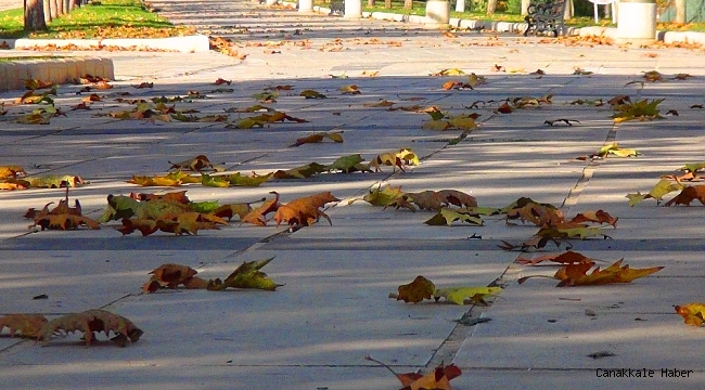 Cadde ve sokaklar sessiz kalınca kartpostallık görüntüler oluştu