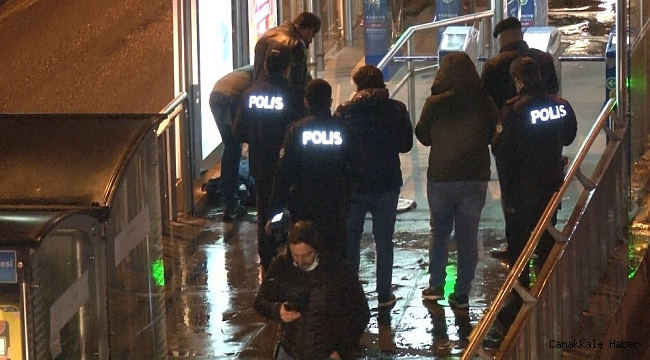 Çağlayan Metrobüs durağında şüpheli paket alarmı