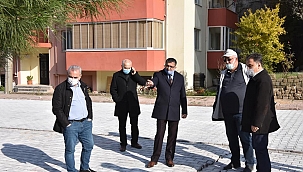 Çan’da yol çalışması