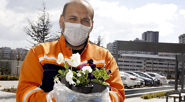 Çankaya Belediyesinden çiçek satışı