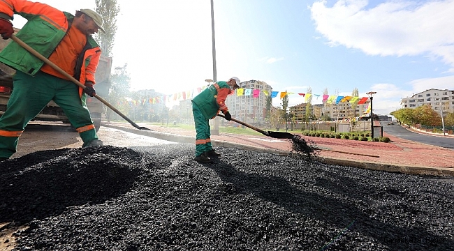 Çankaya&#039;dan 70 bin ton asfalt