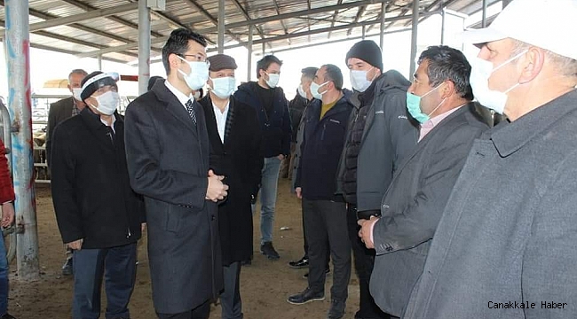 Canlı hayvan pazarında korona denetimi