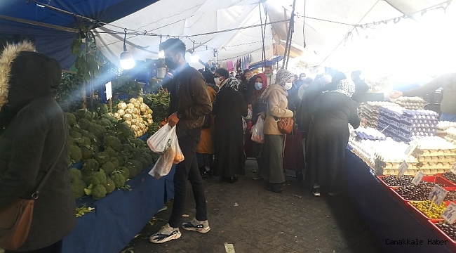 Çarşı ve pazarda kısıtlama yoğunluğu