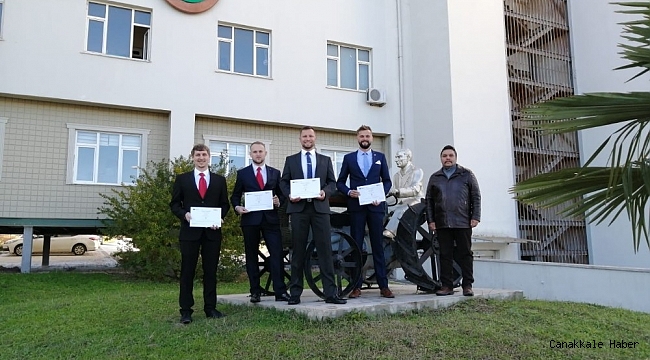 Çek doktora öğrencileri OMÜ&#039;deki stajlarını tamamladı