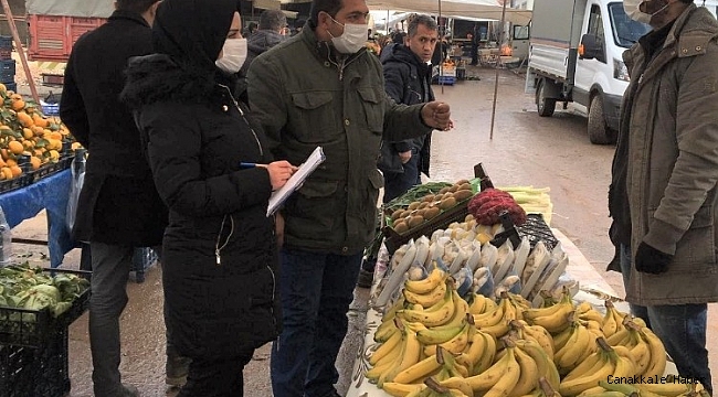 Çelikhan ilçesinde pazar yerleri denetlendi