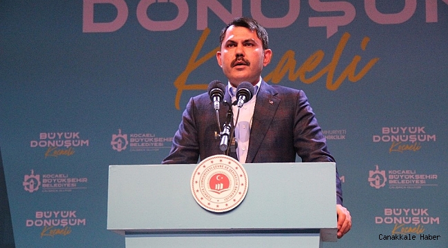 Çevre ve Şehircilik Bakanı Kurum: "Güçlü Türkiye'yi milletimizle birlikte inşa ediyoruz"