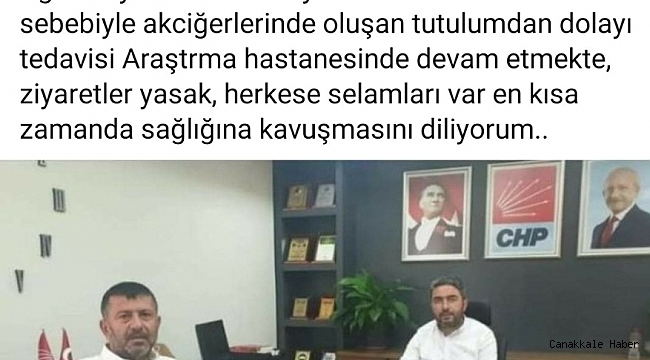CHP&#039;li Veli Ağbaba hastaneye kaldırıldı