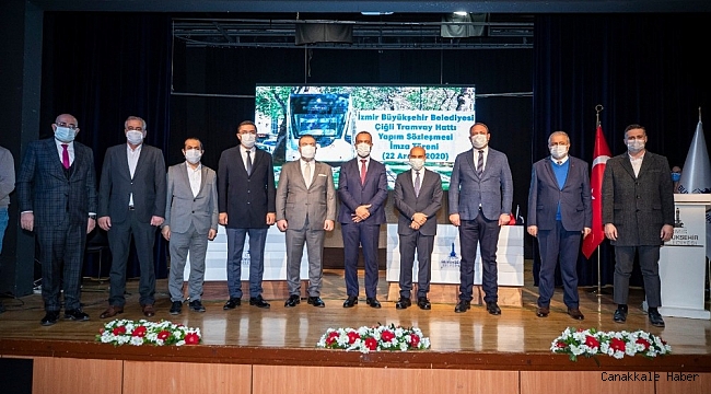 Çiğli Tramvayı&#039;nın yapım sözleşmesi imzalandı