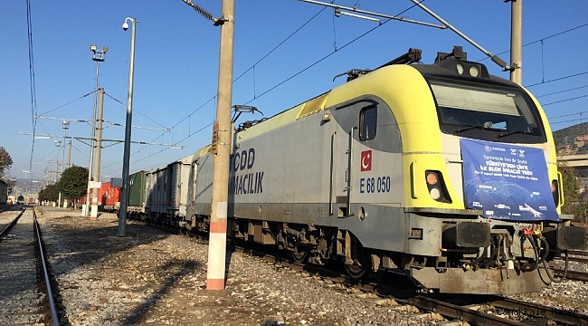 Çin&#039;e giden ilk ihracat treni Bilecik&#039;te durdu