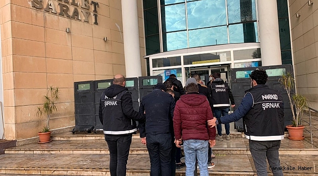 Cizre'de 7 uyuşturucu taciri tutuklandı