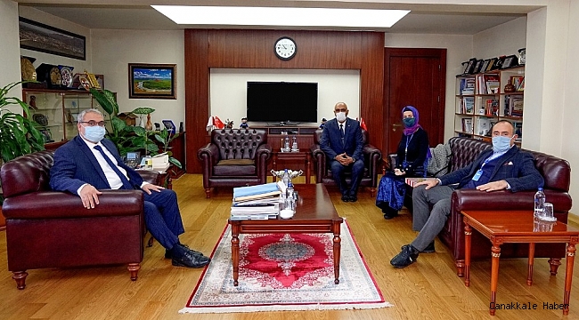 Çocuk Oyunları ve Spor Kulüpleri Federasyonu heyetinden Vali Gündüzöz&#039;e ziyaret