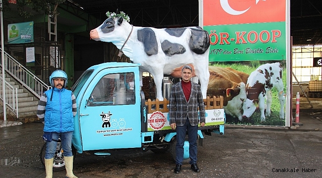 Çocuklar sütü sevsin diye bunu da yaptılar