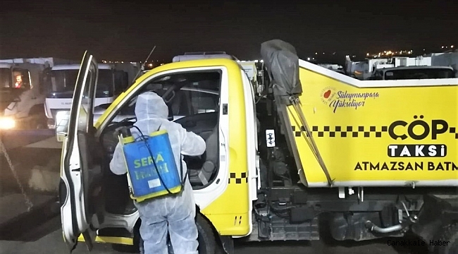 Çöp konteynerleri ve toplama araçları her gün arındırılıyor