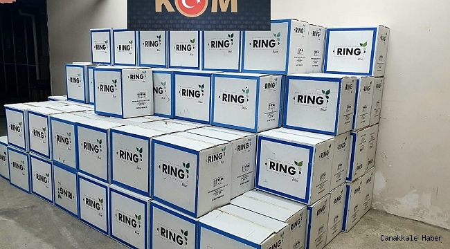 Çorum&#039;da 1 milyon 480 bin adet makaron yakalandı