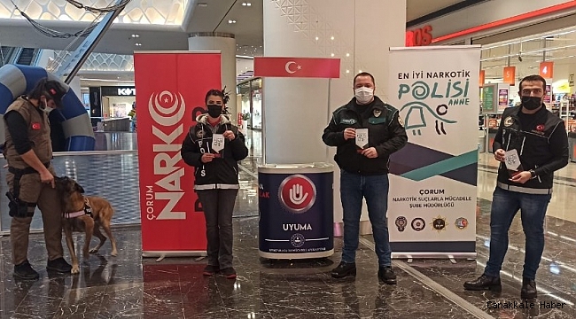 Çorum&#039;da &quot;En iyi narkotik polisi anne&quot; projesi