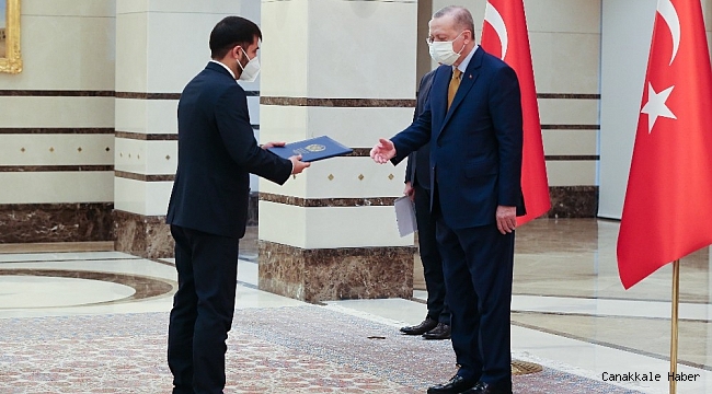 Cumhurbaşkanı Erdoğan, Afganistan Büyükelçisini kabul etti