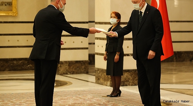 Cumhurbaşkanı Erdoğan, Çekya Büyükelçisini kabul etti