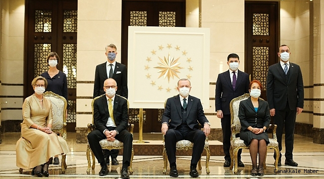 Cumhurbaşkanı Erdoğan, İsveç Büyükelçisini kabul etti