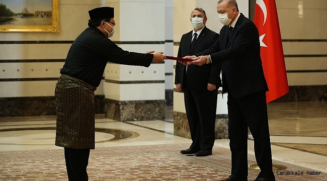 Cumhurbaşkanı Erdoğan, Malezya Büyükelçisini kabul etti