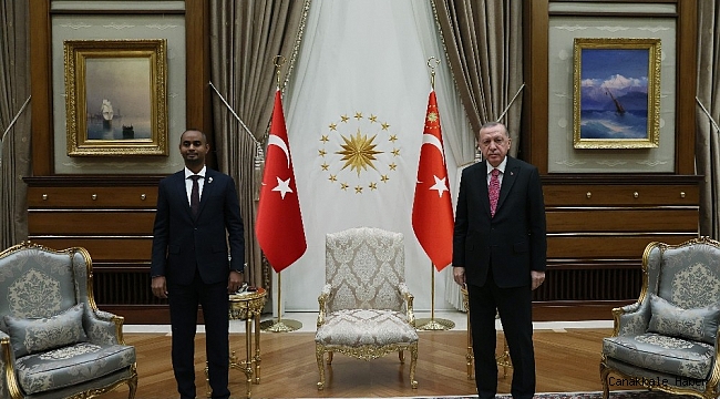 Cumhurbaşkanı Erdoğan, Somali Adalet Bakanı&#039;nı kabul etti