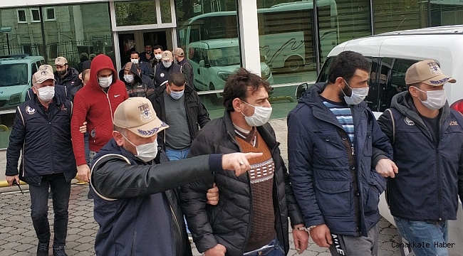 DEAŞ&#039;tan gözaltına alınan yabancı uyruklu 10 kişi adliyede