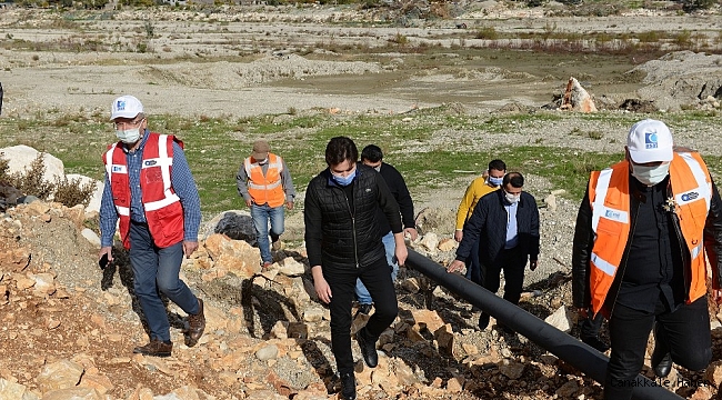 Demre&#039;de bin 263 dönüm arazi modern yöntemlerle sulanacak