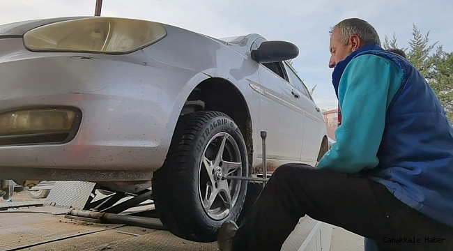 Denetimler arttı, oto lastikçilerde 'kış lastiği' yoğunluğu yaşanıyor