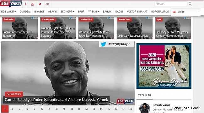 Denizli yerel basınından Pierre Webo&#039;ya anlamlı destek