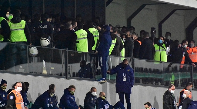 Denizlispor-Fenerbahçe maçında yöneticiler arasında tartışma çıktı
