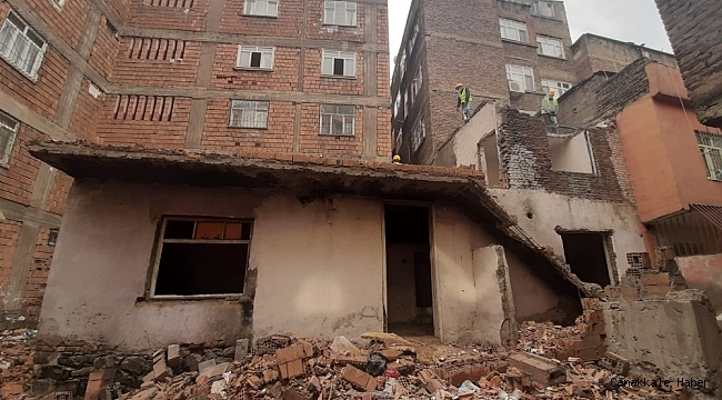 Deprem sonrası Bağlar'da yapı kontrol alarmı