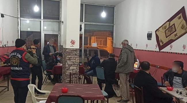 Dernek binasında oyun oynayanlara suçüstü