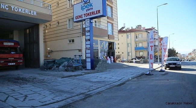 Develi Hadi Bey Caddesindeki yaya yolu çalışmasında sona gelindi