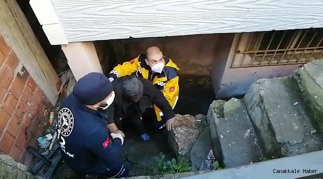 Devrilen soba az daha evi kül ediyordu