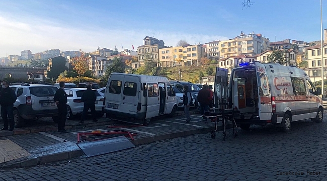 Direksiyon başında fenalaşan sürücü yayaya çarptı