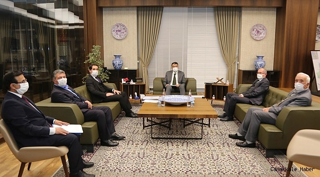 Domaniç heyetinden teşekkür ziyareti