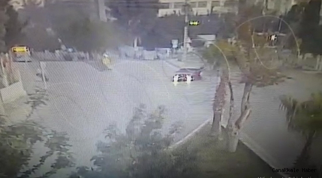 Drift yaparken motosiklete çarptı