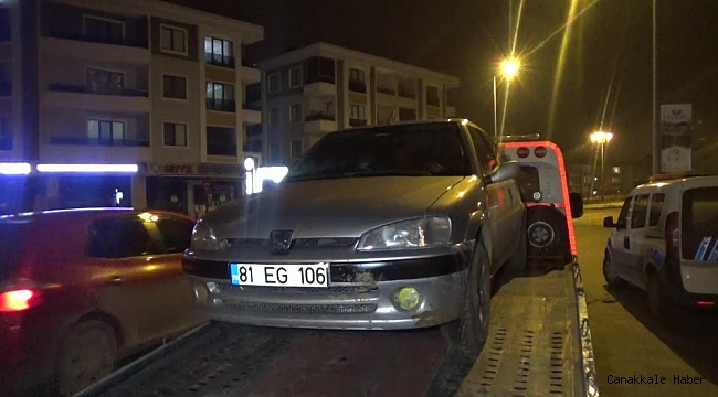 Drone takibi ile yakalanan araç, bir kez daha uygulamadan kaçtı