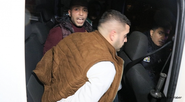 Dur ihtarına uymayıp polislerin üzerine aracını sürüp kaçan sürücü kıskıvrak yakalandı