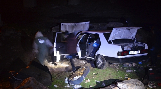 Dur ikazına uymadı köprüden aşağı uçtu