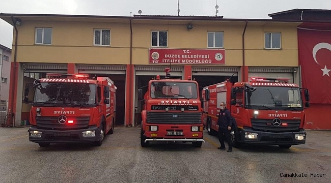 Düzce itfaiyesi bir ayda 53 yangına müdahale etti