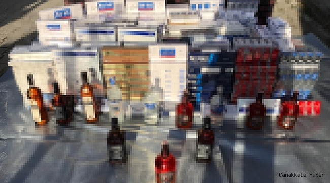 Düzce'de kaçak alkol ve sigara operasyonu: 1 gözaltı